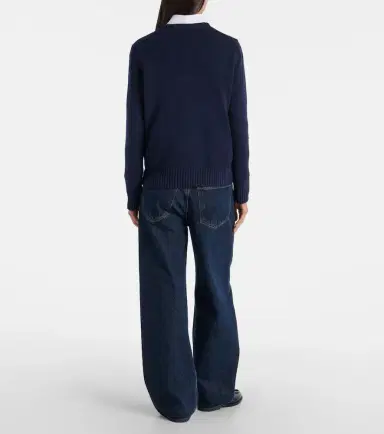 Polo Ralph Lauren Polo Bear intarsia cotton and linen sweater | Thumbnail 4