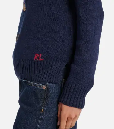 Polo Ralph Lauren Polo Bear intarsia cotton and linen sweater | Thumbnail 5