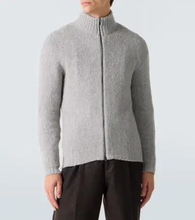 Thom Sweeney Wool and cashmere-blend cardigan | Thumbnail 4 Thom Sweeney Wool and cashmere-blend cardigan | Thumbnail 4