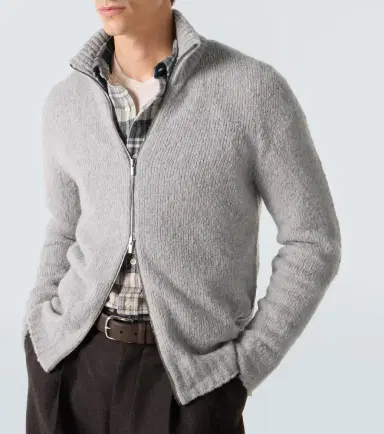 Thom Sweeney Wool and cashmere-blend cardigan | Thumbnail 5 Thom Sweeney Wool and cashmere-blend cardigan | Thumbnail 5