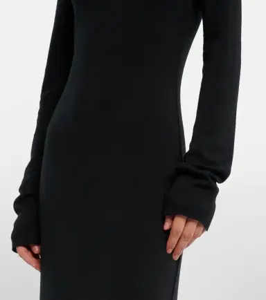 The Row Leoline turtleneck virgin wool maxi dress | Thumbnail 3