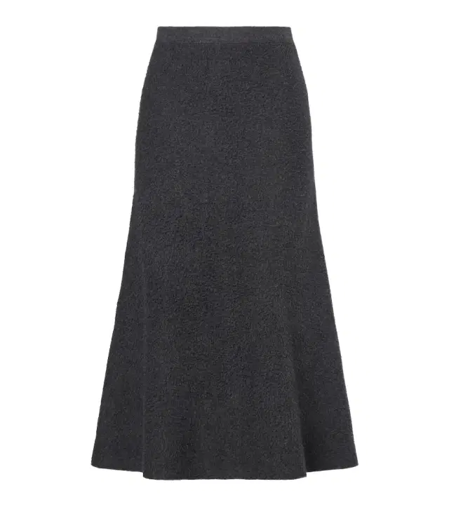 Lian cotton midi skirt