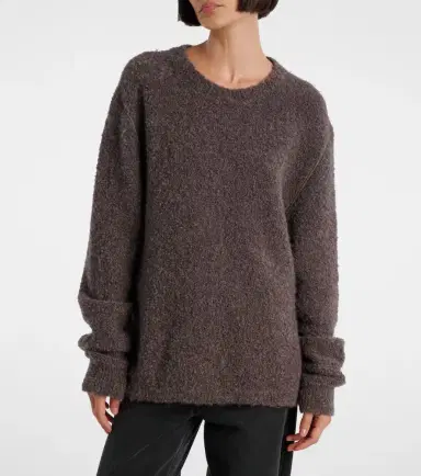 The Row Leorina cashmere, alpaca, and silk sweater | Thumbnail 2