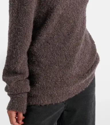 The Row Leorina cashmere, alpaca, and silk sweater | Thumbnail 4