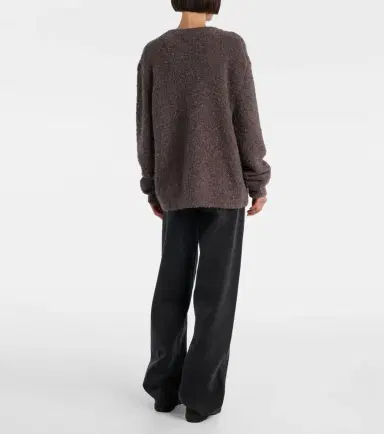 The Row Leorina cashmere, alpaca, and silk sweater | Thumbnail 5