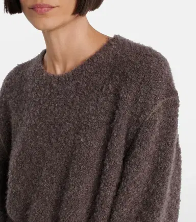 The Row Leorina cashmere, alpaca, and silk sweater | Thumbnail 6