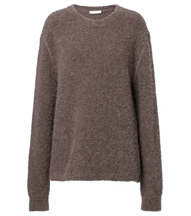 Leorina cashmere, alpaca, and silk sweater