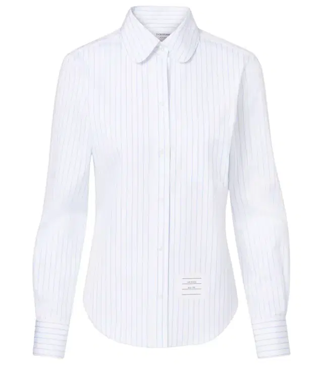 Thom Browne Pinstripe cotton poplin shirt