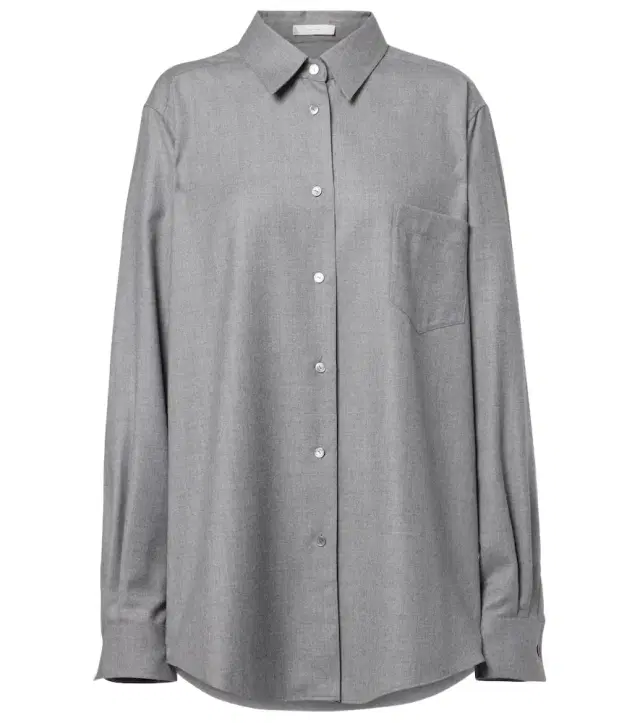 The Row Pino virgin wool shirt