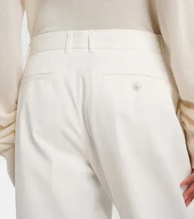 The Row Neriah cotton and cashmere straight pants | Thumbnail 7 The Row Neriah cotton and cashmere straight pants | Thumbnail 7