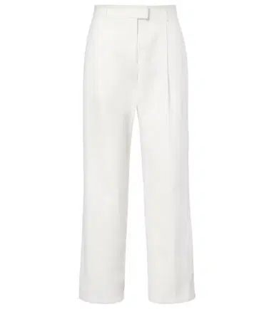 The Row Neriah cotton and cashmere straight pants | Thumbnail 1 The Row Neriah cotton and cashmere straight pants | Thumbnail 1