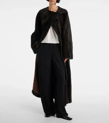 The Row Madelina belted shearling coat | Thumbnail 2 The Row Madelina belted shearling coat | Thumbnail 2