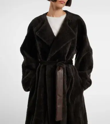 The Row Madelina belted shearling coat | Thumbnail 5 The Row Madelina belted shearling coat | Thumbnail 5