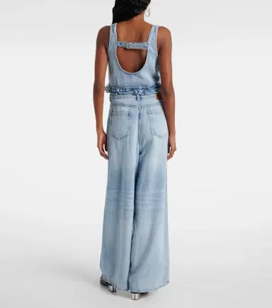 Ganni Mid-rise wide-leg jeans | Thumbnail 6