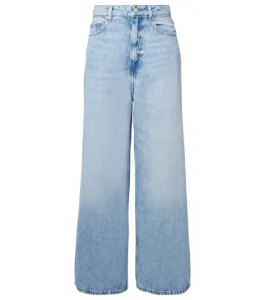 Ganni Mid-rise wide-leg jeans | Thumbnail 1