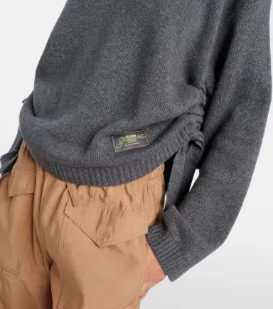 Ganni Logo wool-blend sweater | Thumbnail 3