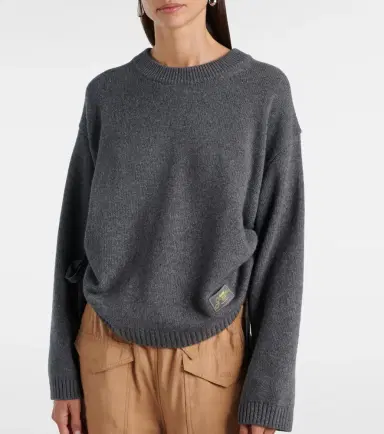 Ganni Logo wool-blend sweater | Thumbnail 5