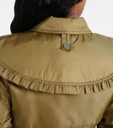 Ganni Cropped ruched bomber jacket | Thumbnail 5