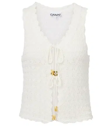 Ganni Crochet top | Thumbnail 1