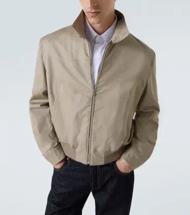 Alexander McQueen Logo cotton gabardine jacket | Thumbnail 4 Alexander McQueen Logo cotton gabardine jacket | Thumbnail 4