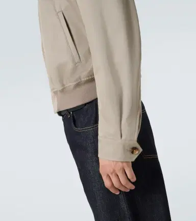 Alexander McQueen Logo cotton gabardine jacket | Thumbnail 7 Alexander McQueen Logo cotton gabardine jacket | Thumbnail 7