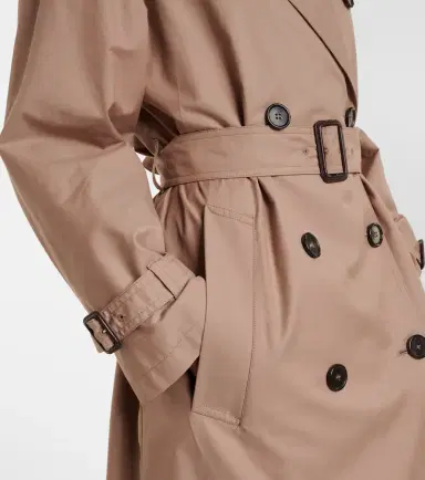 Max Mara Fiorito cotton-blend twill trench coat | Thumbnail 2 Max Mara Fiorito cotton-blend twill trench coat | Thumbnail 2