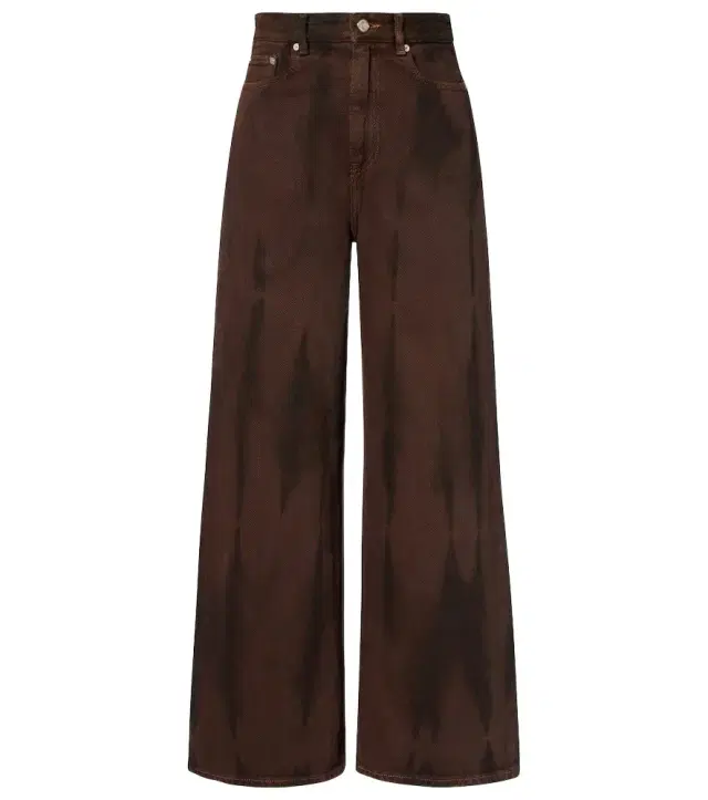 Ganni High-rise wide-leg jeans
