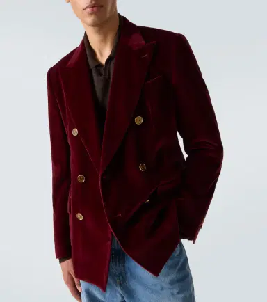 Dolce & Gabbana Double-breasted cotton velvet blazer | Thumbnail 6 Dolce & Gabbana Double-breasted cotton velvet blazer | Thumbnail 6