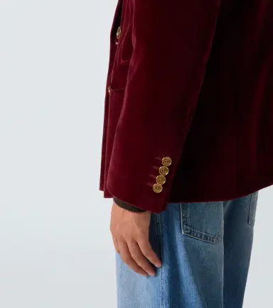 Dolce & Gabbana Double-breasted cotton velvet blazer | Thumbnail 7 Dolce & Gabbana Double-breasted cotton velvet blazer | Thumbnail 7