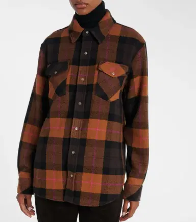 God’s True Cashmere Checked cashmere shirt | Thumbnail 5