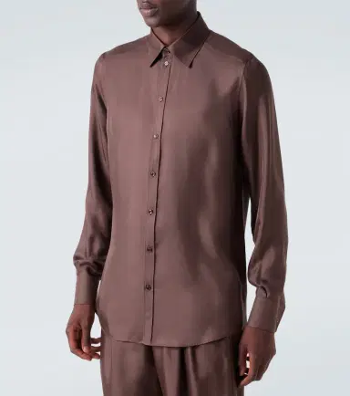 Dolce & Gabbana Silk twill dress shirt | Thumbnail 2 Dolce & Gabbana Silk twill dress shirt | Thumbnail 2