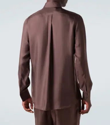 Dolce & Gabbana Silk twill dress shirt | Thumbnail 6 Dolce & Gabbana Silk twill dress shirt | Thumbnail 6
