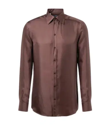 Dolce & Gabbana Silk twill dress shirt | Thumbnail 1 Dolce & Gabbana Silk twill dress shirt | Thumbnail 1
