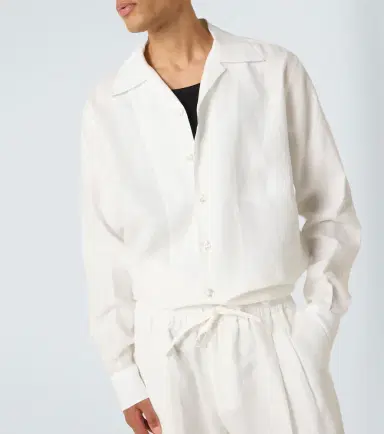 Dolce & Gabbana Linen canvas bowling shirt | Thumbnail 3