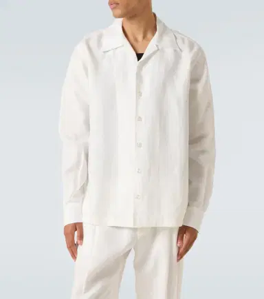 Dolce & Gabbana Linen canvas bowling shirt | Thumbnail 5