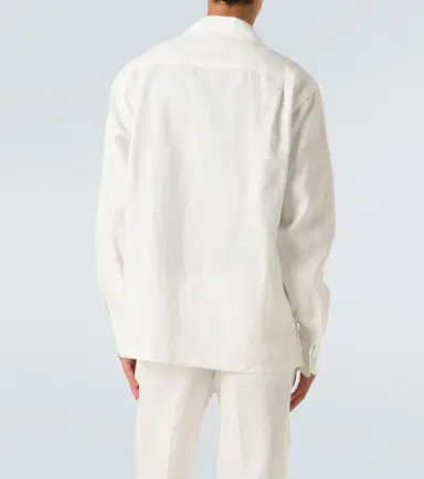 Dolce & Gabbana Linen canvas bowling shirt | Thumbnail 6