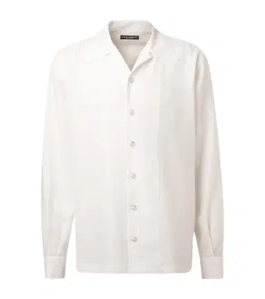 Dolce & Gabbana Linen canvas bowling shirt | Thumbnail 1