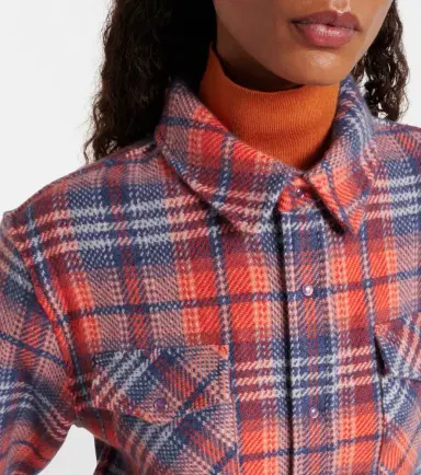 God’s True Cashmere Americana plaid cashmere shirt | Thumbnail 6 God’s True Cashmere Americana plaid cashmere shirt | Thumbnail 6