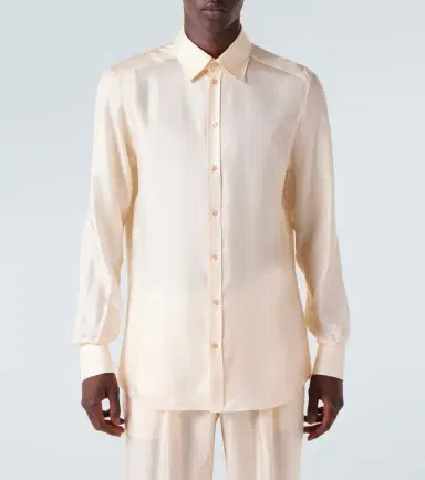 Dolce & Gabbana Silk twill dress shirt | Thumbnail 6