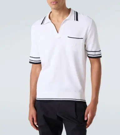 Dolce & Gabbana Silk-blend polo shirt | Thumbnail 2
