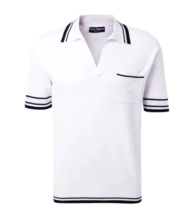 Silk-blend polo shirt