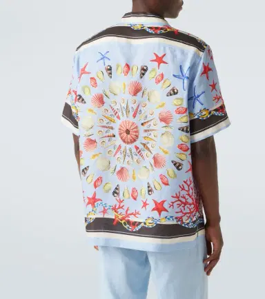 Dolce & Gabbana Printed linen canvas bowling shirt | Thumbnail 3 Dolce & Gabbana Printed linen canvas bowling shirt | Thumbnail 3