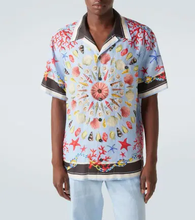 Dolce & Gabbana Printed linen canvas bowling shirt | Thumbnail 5 Dolce & Gabbana Printed linen canvas bowling shirt | Thumbnail 5