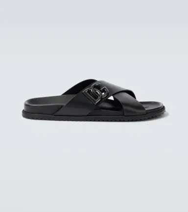 Dolce & Gabbana Leather slides | Thumbnail 4 Dolce & Gabbana Leather slides | Thumbnail 4