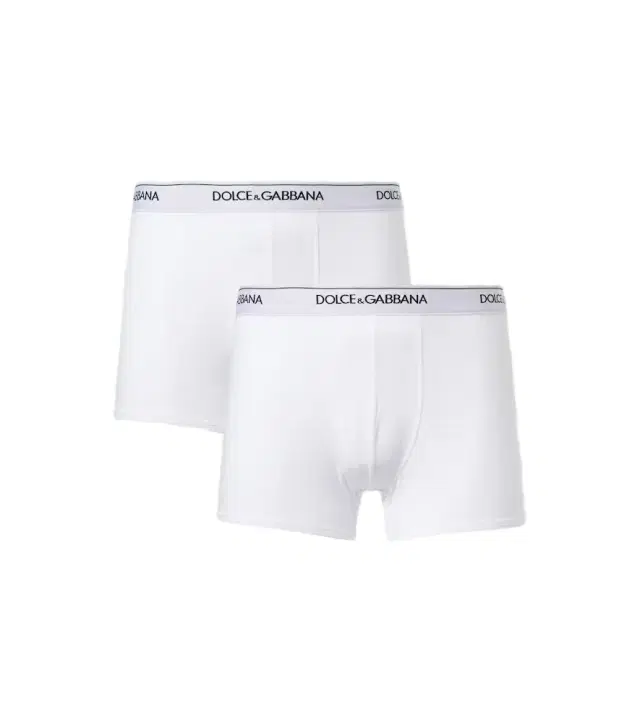 Dolce & Gabbana Set of 2 logo cotton-blend boxer briefs