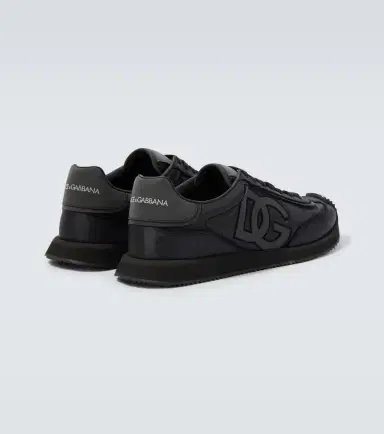 Dolce & Gabbana Leather-trimmed canvas sneakers | Thumbnail 5