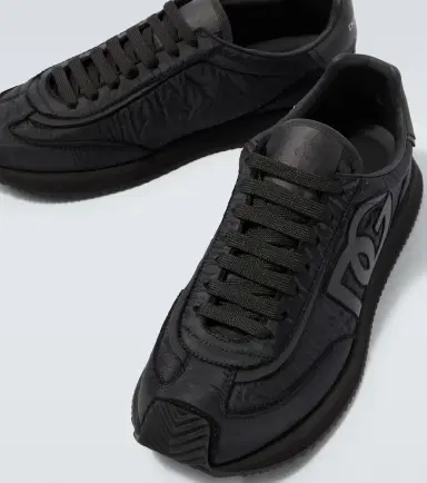 Dolce & Gabbana Leather-trimmed canvas sneakers | Thumbnail 6
