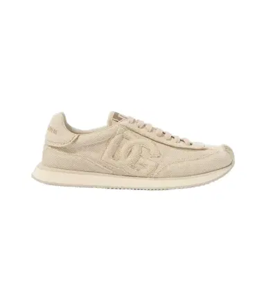 Dolce & Gabbana Leather-trimmed canvas sneakers | Thumbnail 1