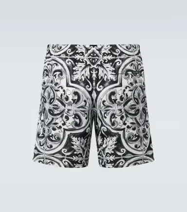 Dolce & Gabbana ajolica swim trunks | Thumbnail 2