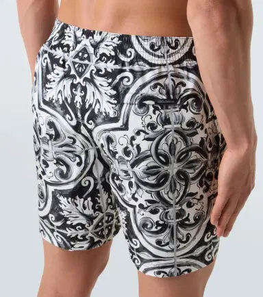 Dolce & Gabbana ajolica swim trunks | Thumbnail 3
